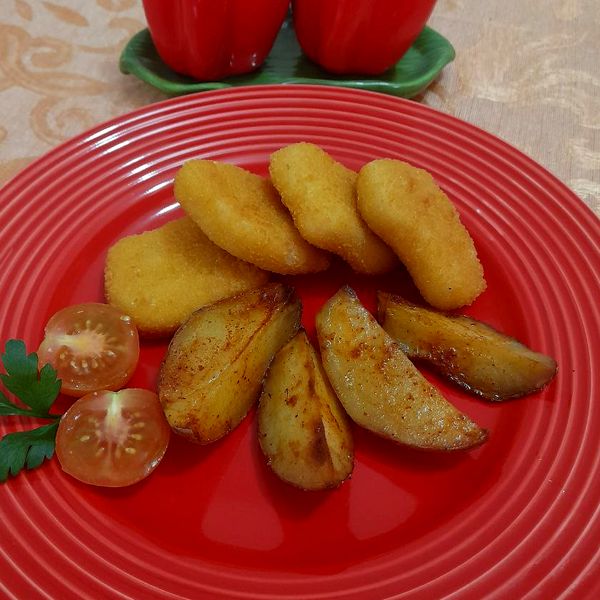 Nuggets + Homemade Potatoes