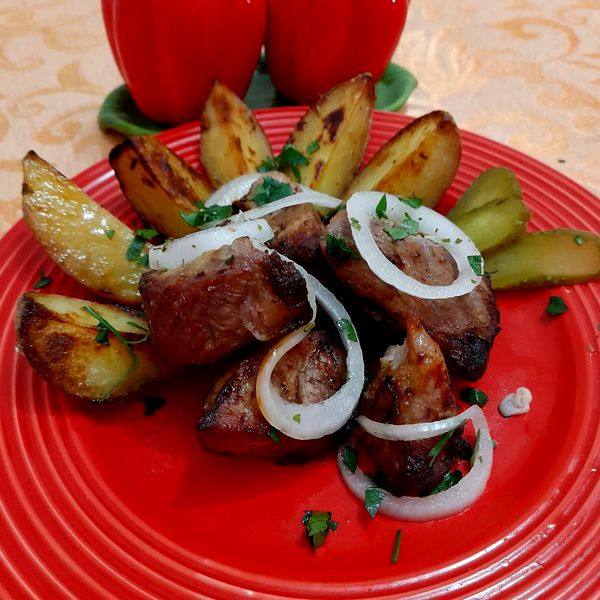 Appetite Meat with Homemade Potatoes